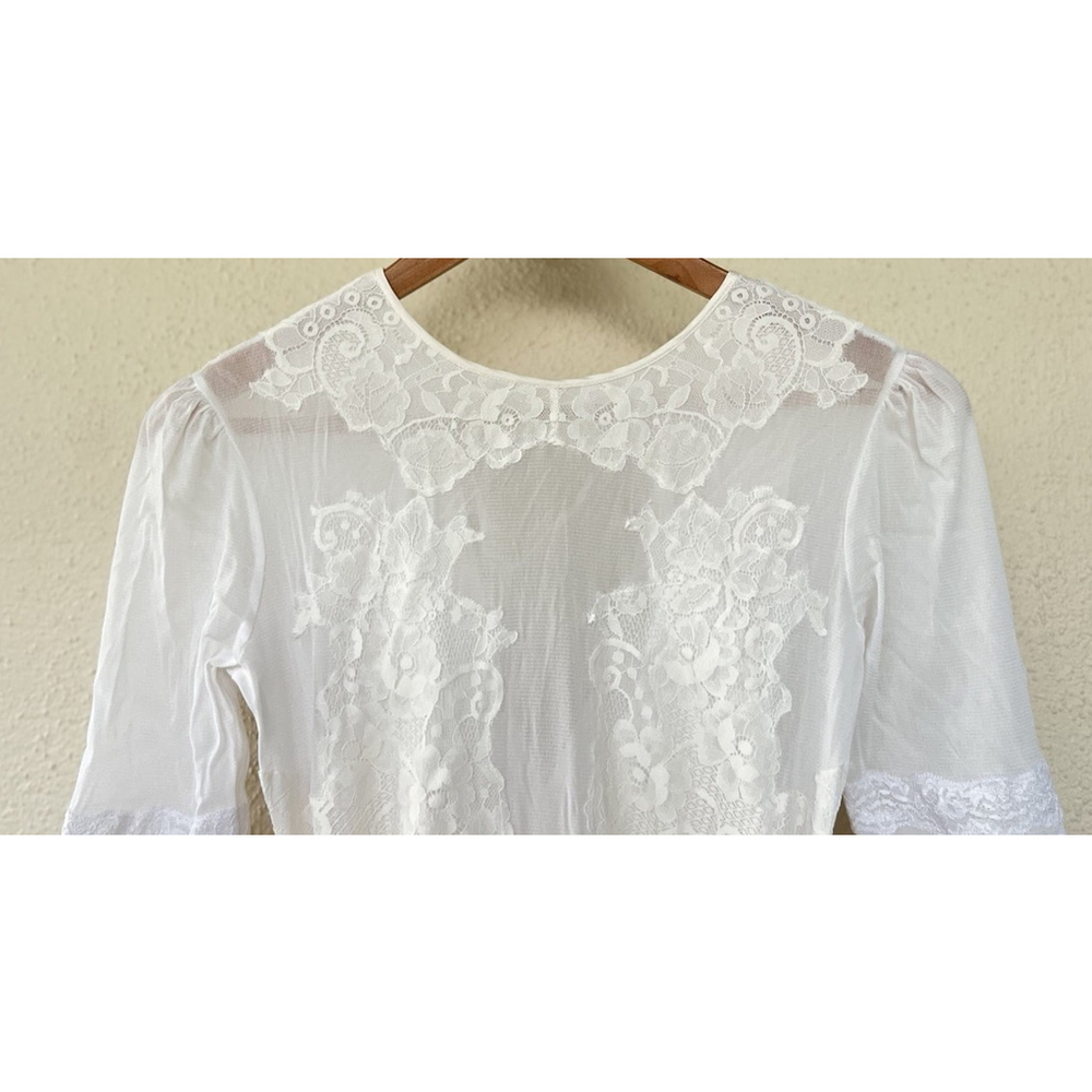 Free People We are HAH Hidden Gem Dress M Walking On Eggshells Victorian Regency - Picture 4 of 11